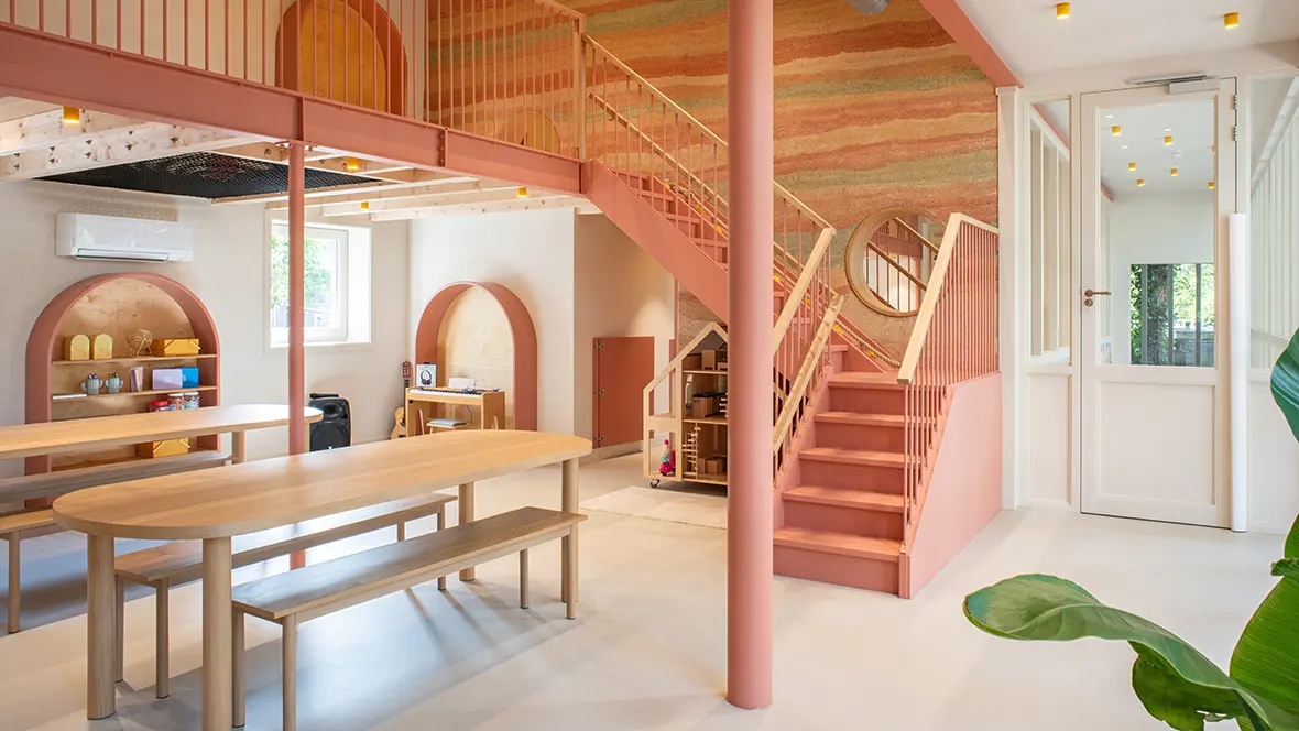 BSO KleintjeZuid met Marmoleum Cocoa op de vloer